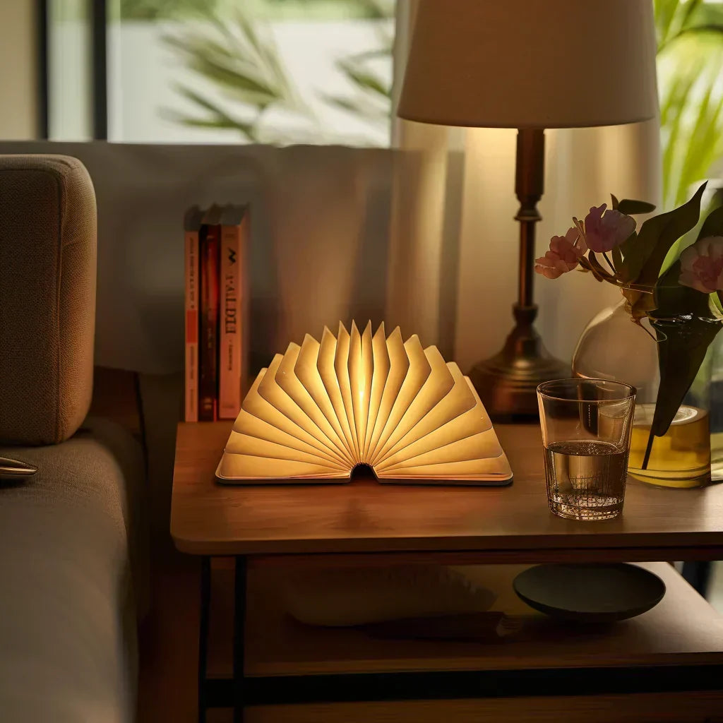 Lampka do czytania Aurora LED — ładowana lampka nocna | Desfino