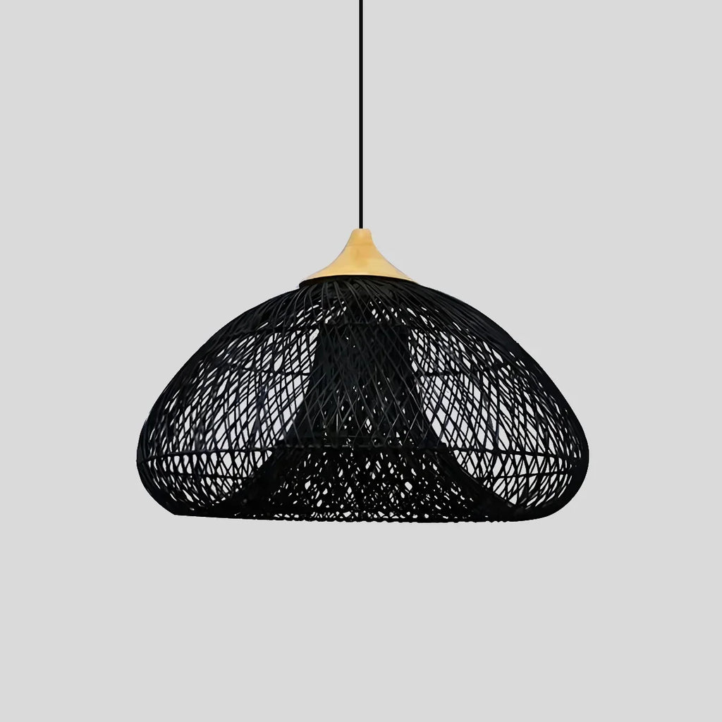 Pendelleuchte im Rattanstil für das Esszimmer | Desfino