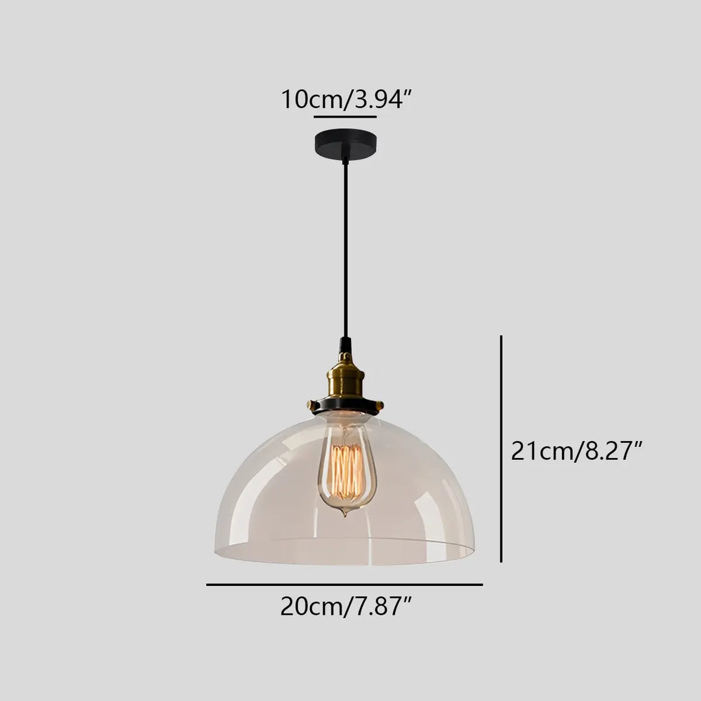 Mabel Glass Pendant Light for Kitchen Island | Desfino