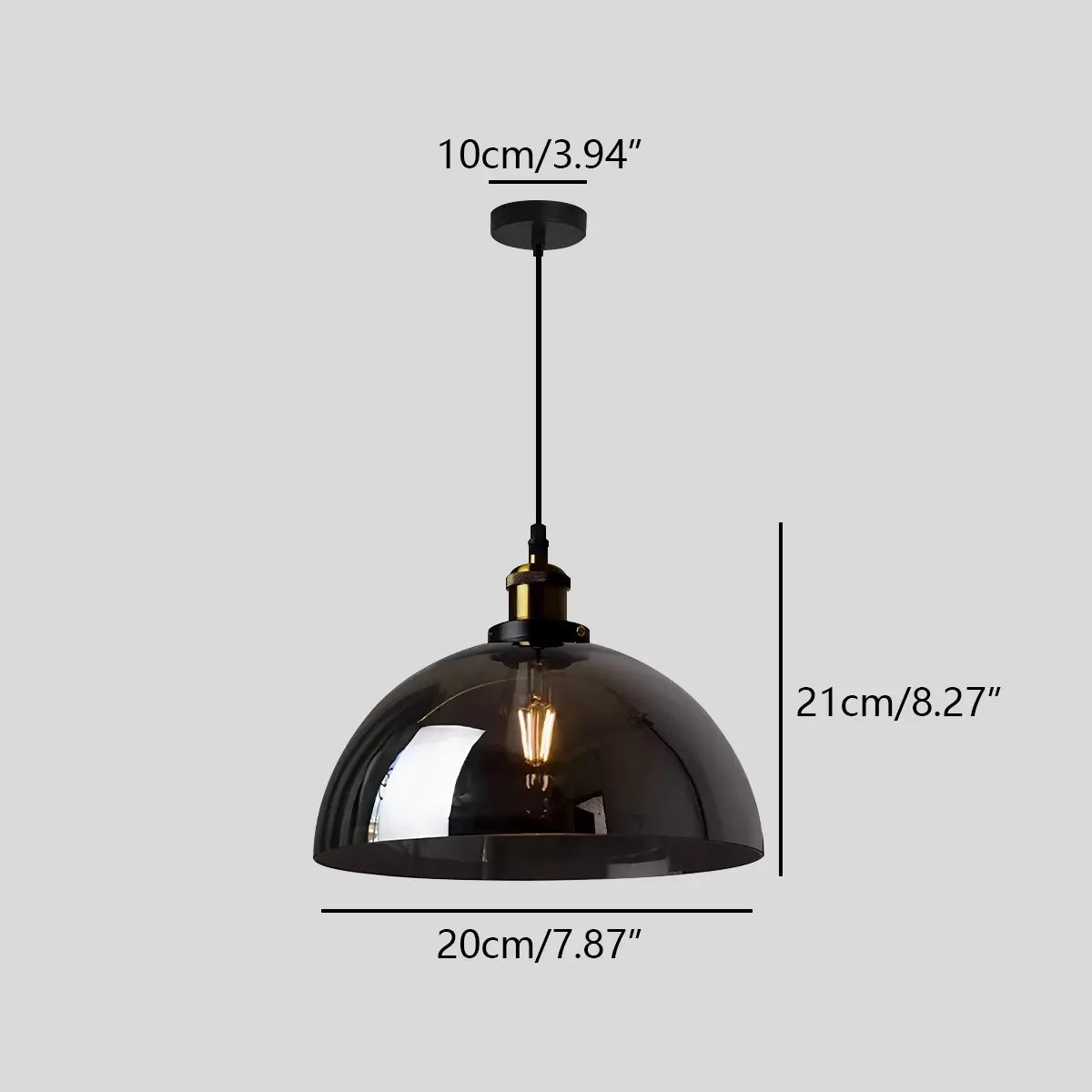 Mabel Glass Pendant Light for Kitchen Island | Desfino