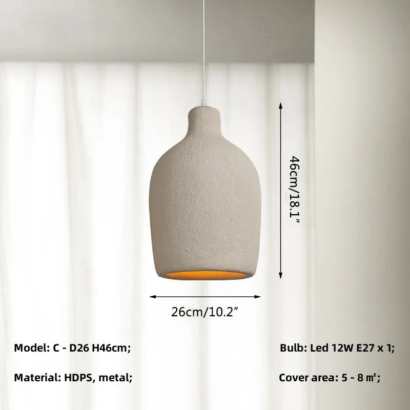 Simple Gypsum Pendant Lights for Dining Room | Desfino