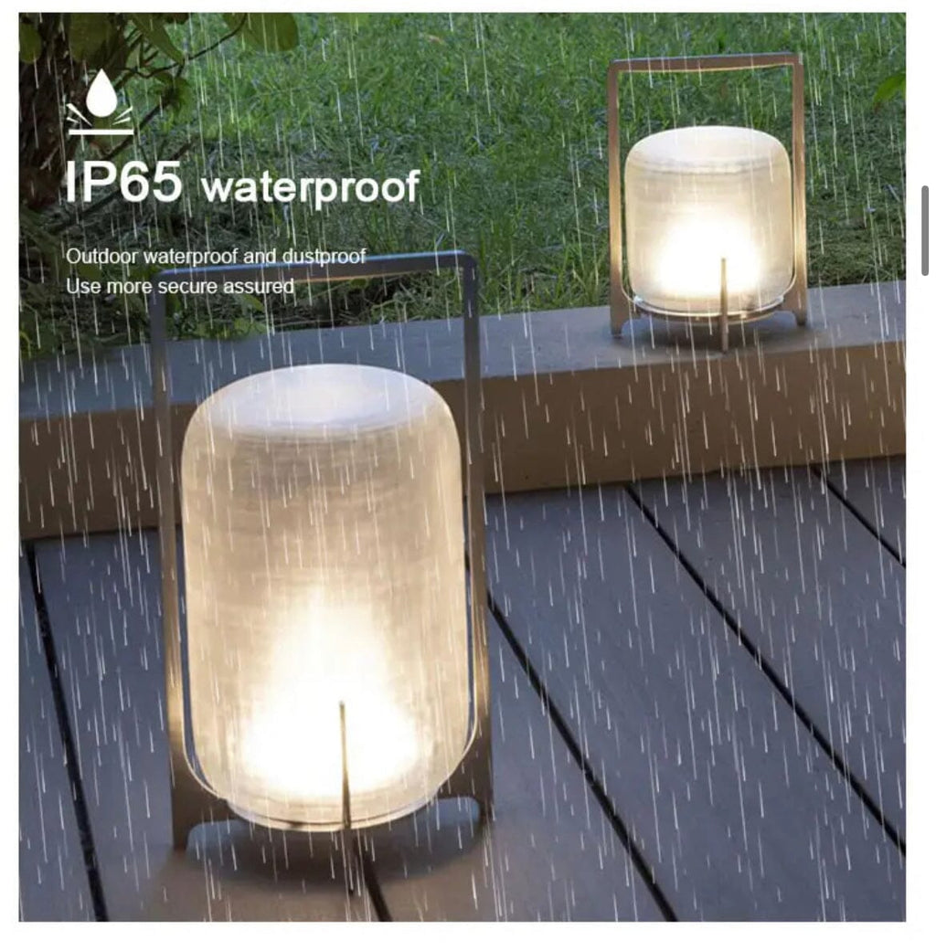 Luma Terrace Lights — Weatherproof Stainless Steel & Glass Light - Desfino