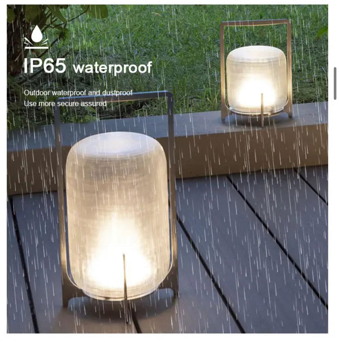 Luma Terrace Lights — Weatherproof Stainless Steel & Glass Light - Desfino