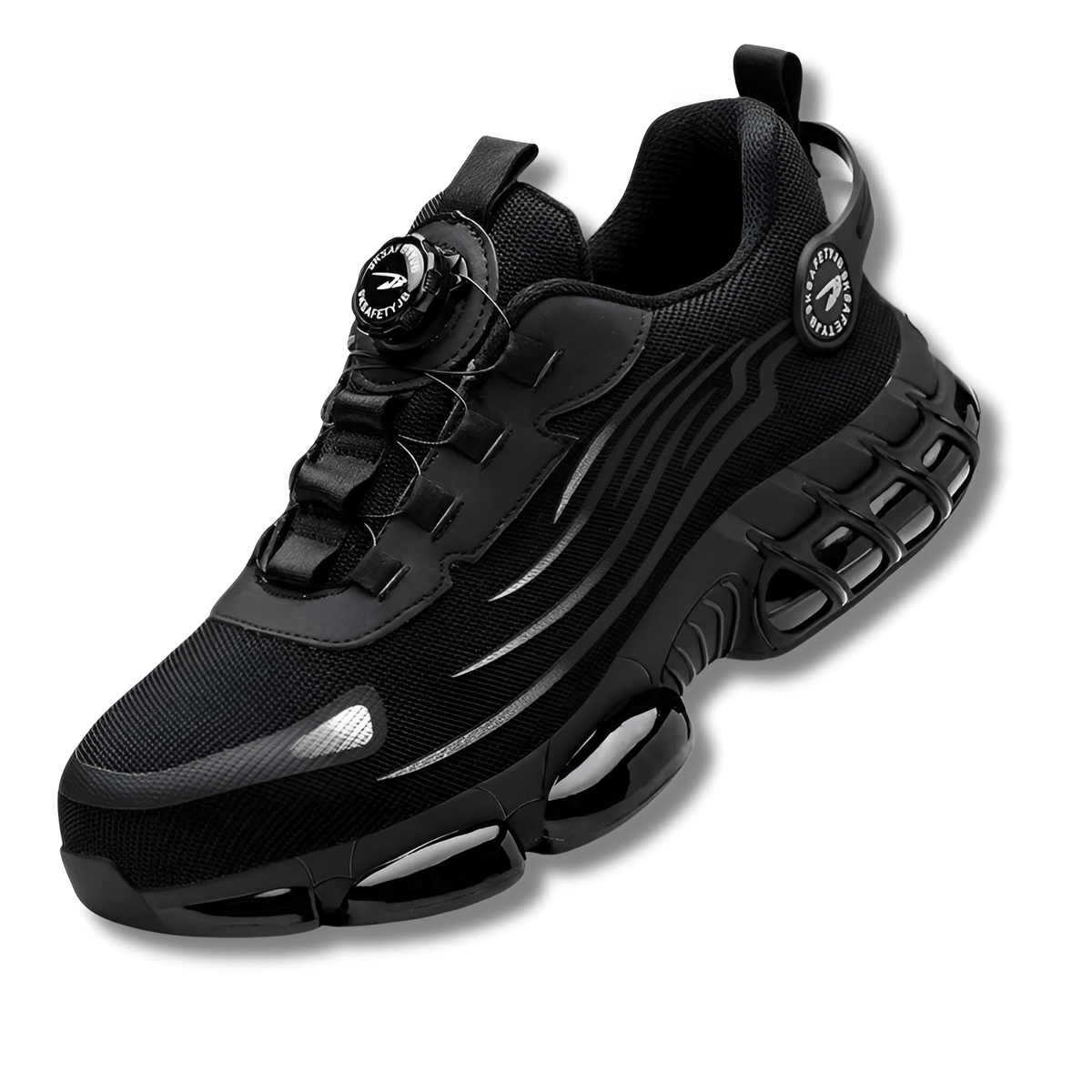 Sapatos de segurança ortopédicos para homem StratoGuard — Uma mão em 3 segundos, sola de PU - Desfino