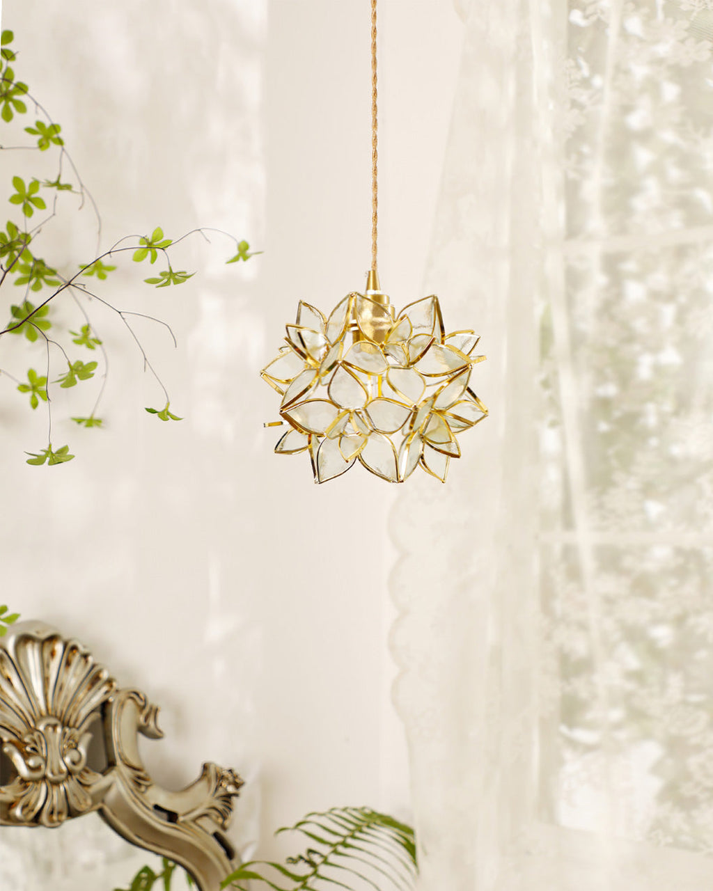 Capiz Pendant Lamp for Dining Table | Desfino