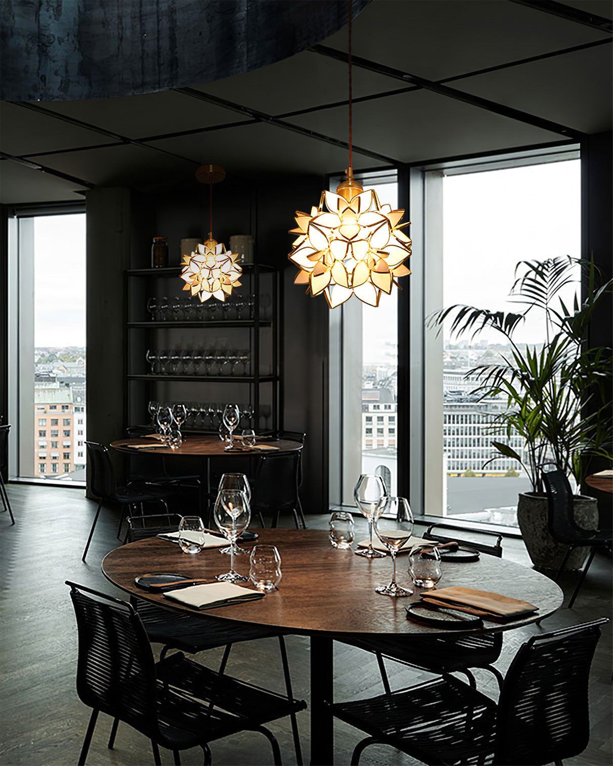Capiz Pendant Lamp for Dining Table | Desfino