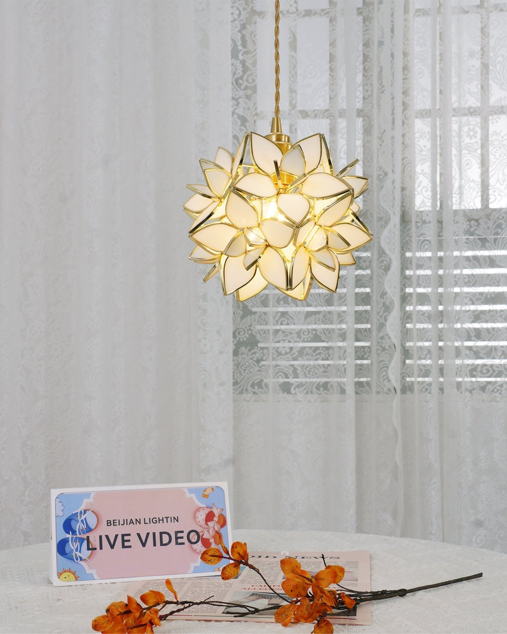 Capiz Pendant Lamp for Dining Table | Desfino