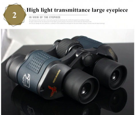 Κιάλια νυχτερινής όρασης AstraView 8x35 — οπτικά χαμηλού φωτισμού - Desfino
