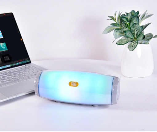 Przenośny głośnik Bluetooth EchoWave LED — światła zmieniające kolory | Desfino