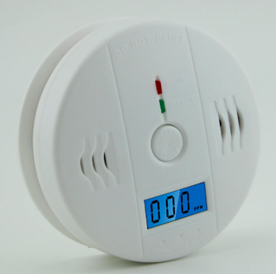 Dvojitý alarm HomeGuard na kouř a oxid uhelnatý — kompaktní bateriový alarm CO