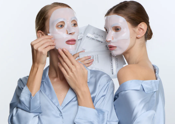 Máscara facial de biocolagénio — hidratação profunda, elasticidade e luminosidade - Desfino