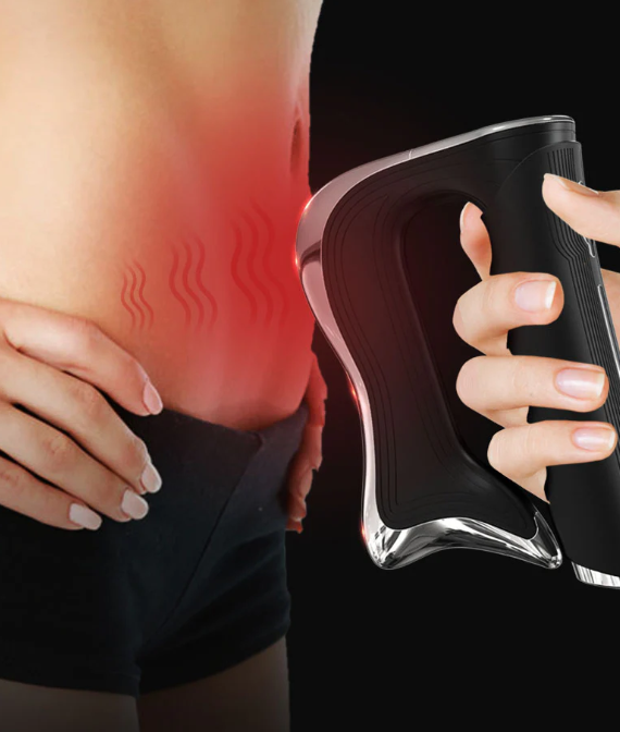 Gua Sha-massasjeverktøy — NMES-mikrovibrasjon, bevegelsesaktivert varme - Desfino