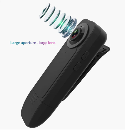 1080P-Mini-Bodycam — Nachtsicht, Bewegungserkennung, Clip - Desfino