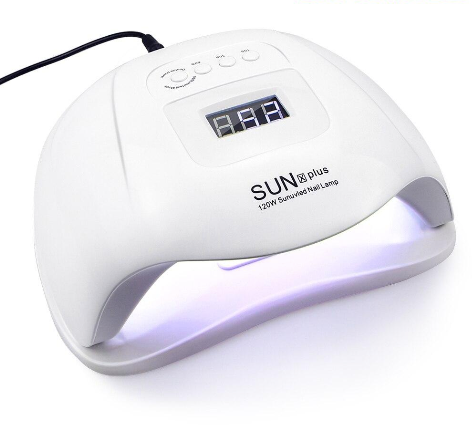 LumaPro 72-W-UV-LED-Nagellampe — LCD-Timer, Infrarotsensor, 99-s-Modus - Desfino