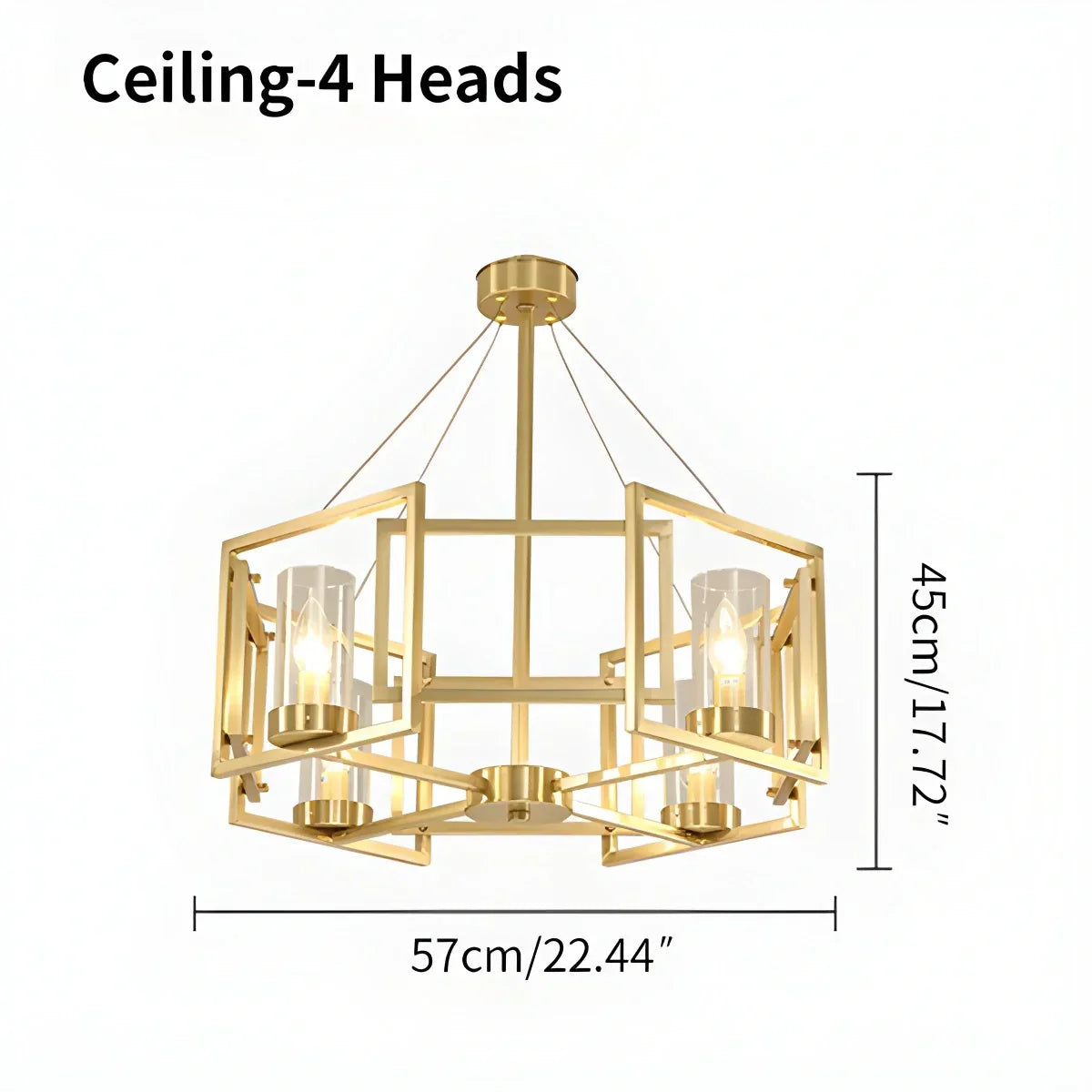 Modern Luxury All Copper Chandelier | Desfino