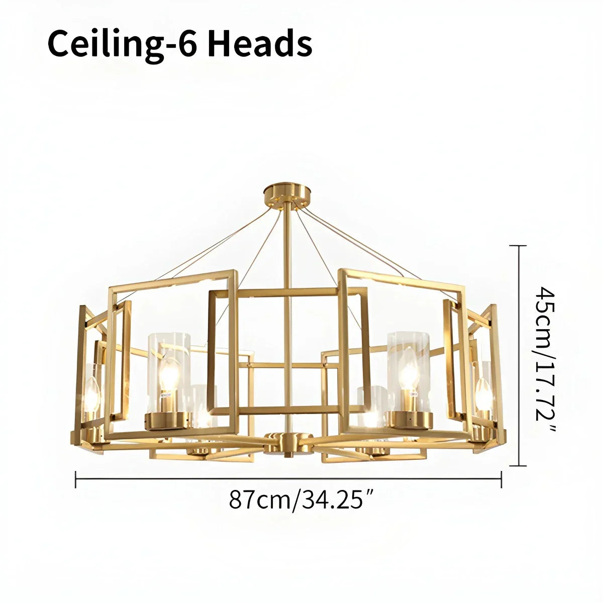 Modern Luxury All Copper Chandelier | Desfino