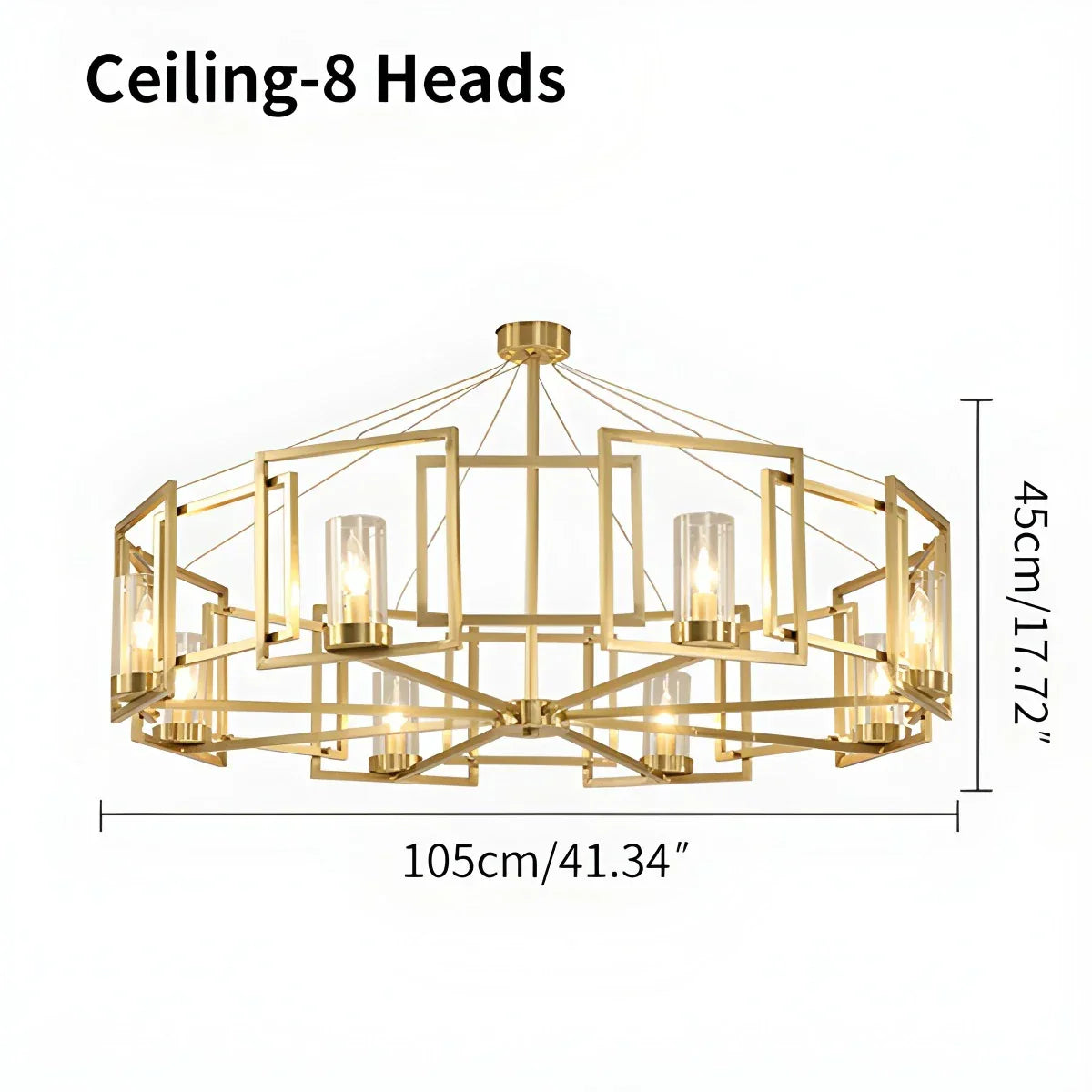 Modern Luxury All Copper Chandelier | Desfino