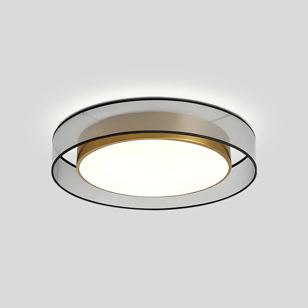Simple Round LED Copper Pendant Light Ceiling Lamp | Desfino