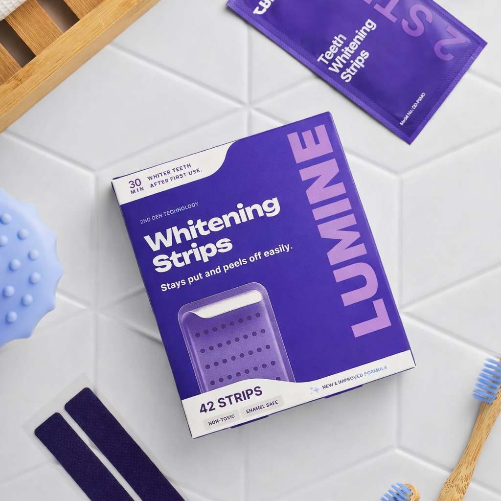 רצועות להלבנת שיניים SmileGuard PAP+ לשיניים רגישות - Desfino