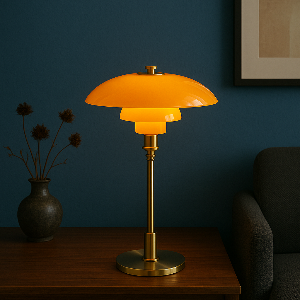 Nordvik dimmbare LED-Tischlampe – warmes Licht, skandinavischer Stil - Desfino