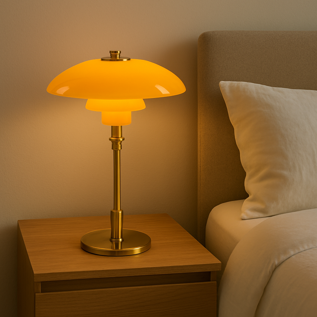 Nordvik dimmbare LED-Tischlampe – warmes Licht, skandinavischer Stil - Desfino