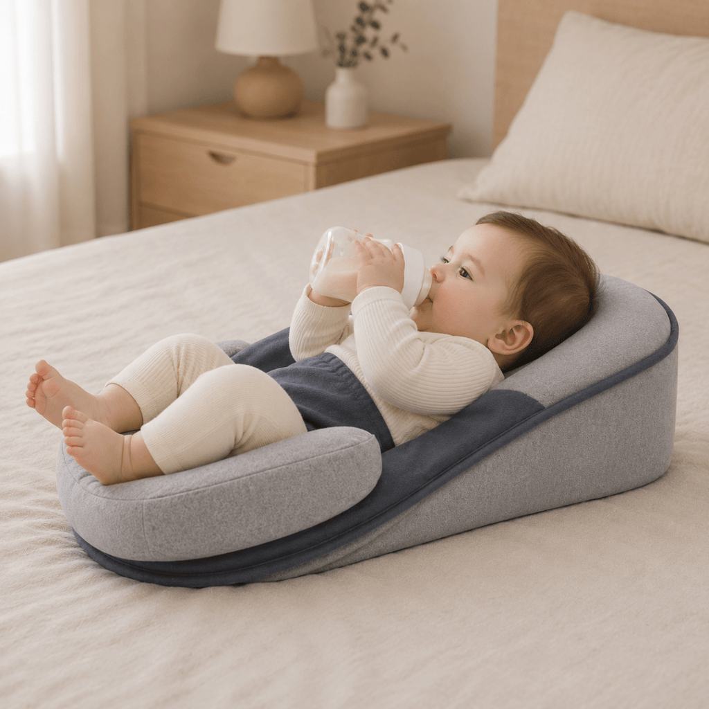 Oreiller ergonomique pour bébé CRADLELIFT — Soutien doux incliné - Desfino