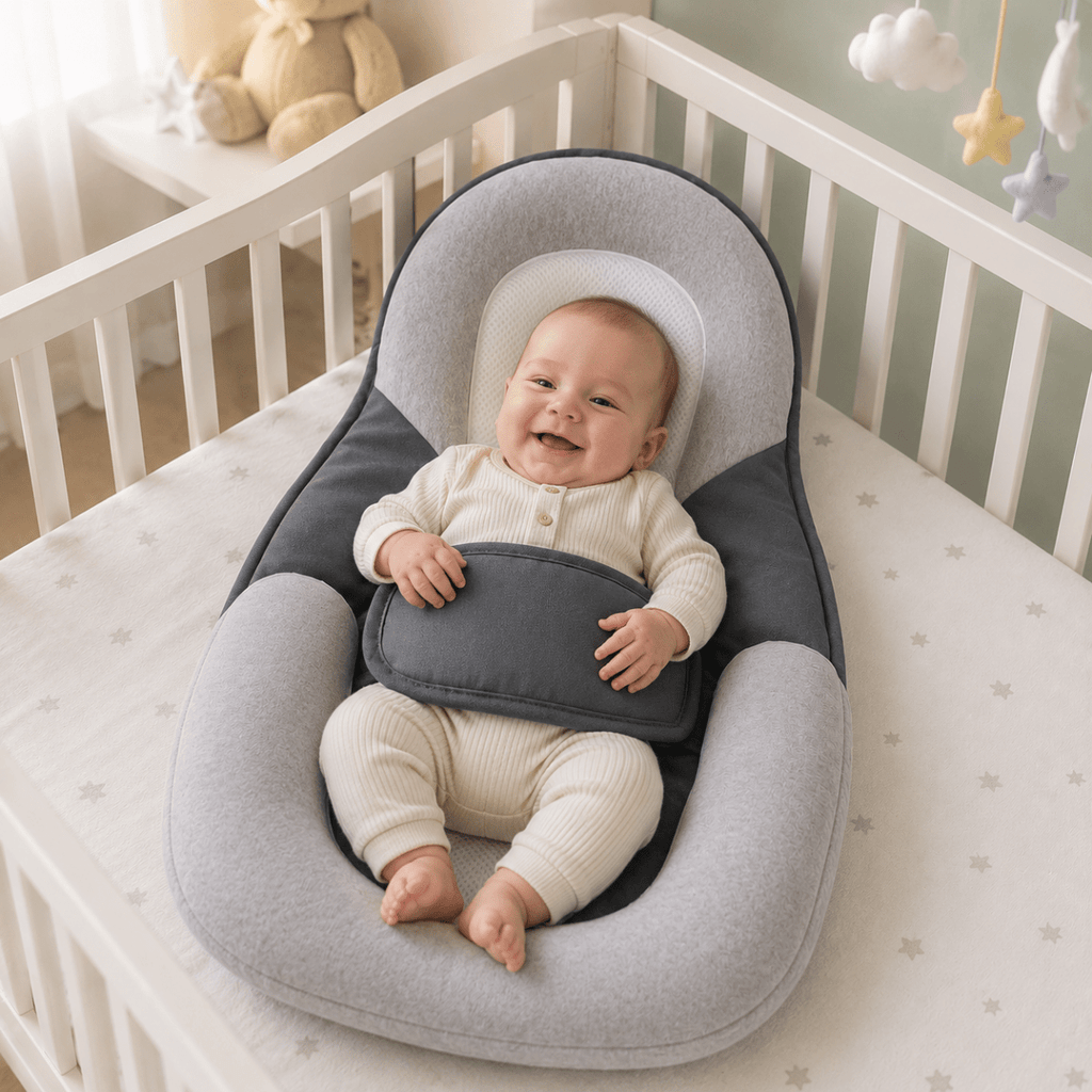 Oreiller ergonomique pour bébé CRADLELIFT — Soutien doux incliné - Desfino