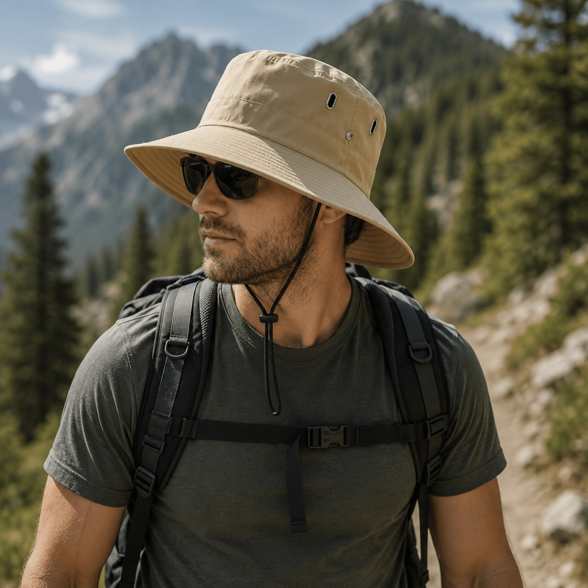 SOLARCREST Eventyrhatt med UV-beskyttelse — Behagelig solbeskyttelse - Desfino