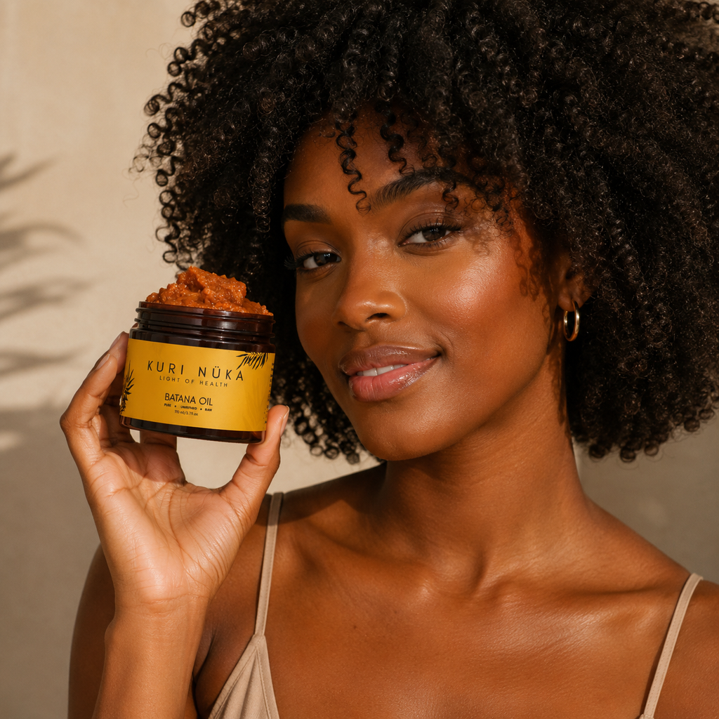 Olio per trattamento autentico ai capelli di Batana — estratto di palma honduregna estratto a mano