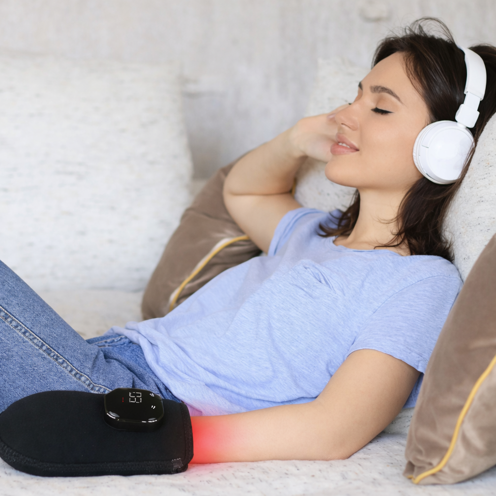 Mănușă wireless cu terapie duală cu lumină pentru confortul mâinilor și încheieturilor - Desfino