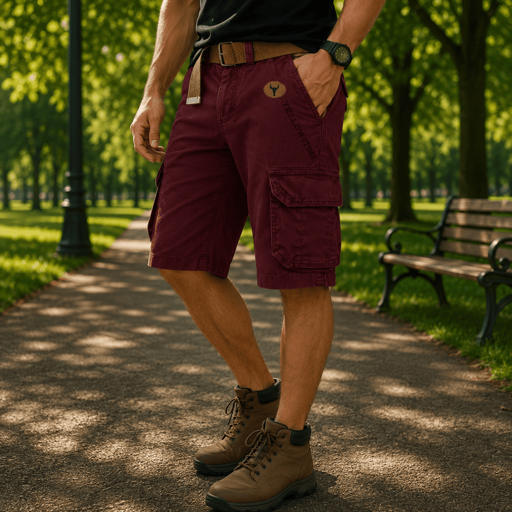 URBANLOAD cargoshorts med flere lommer til mænd — flere lommer - Desfino