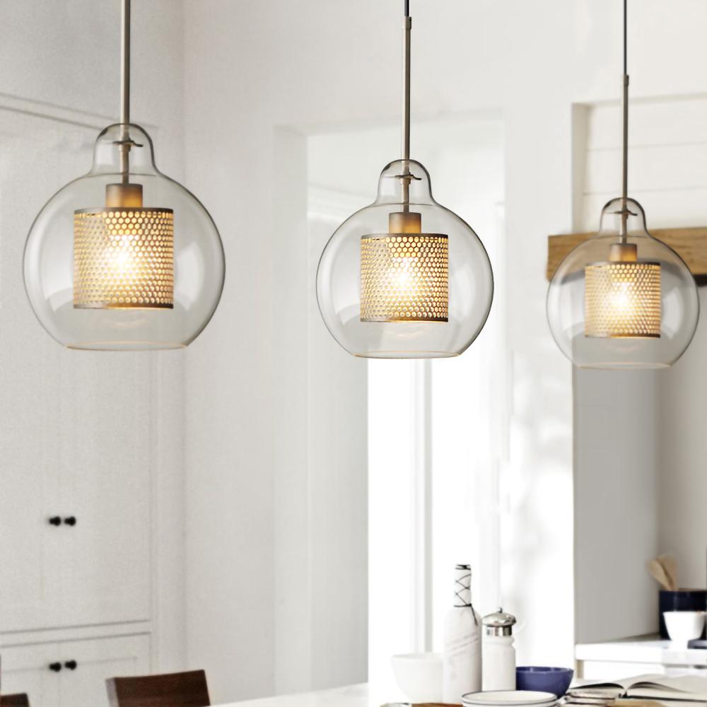 Chiswick Glass Pendant Light for Kitchen Island | Desfino