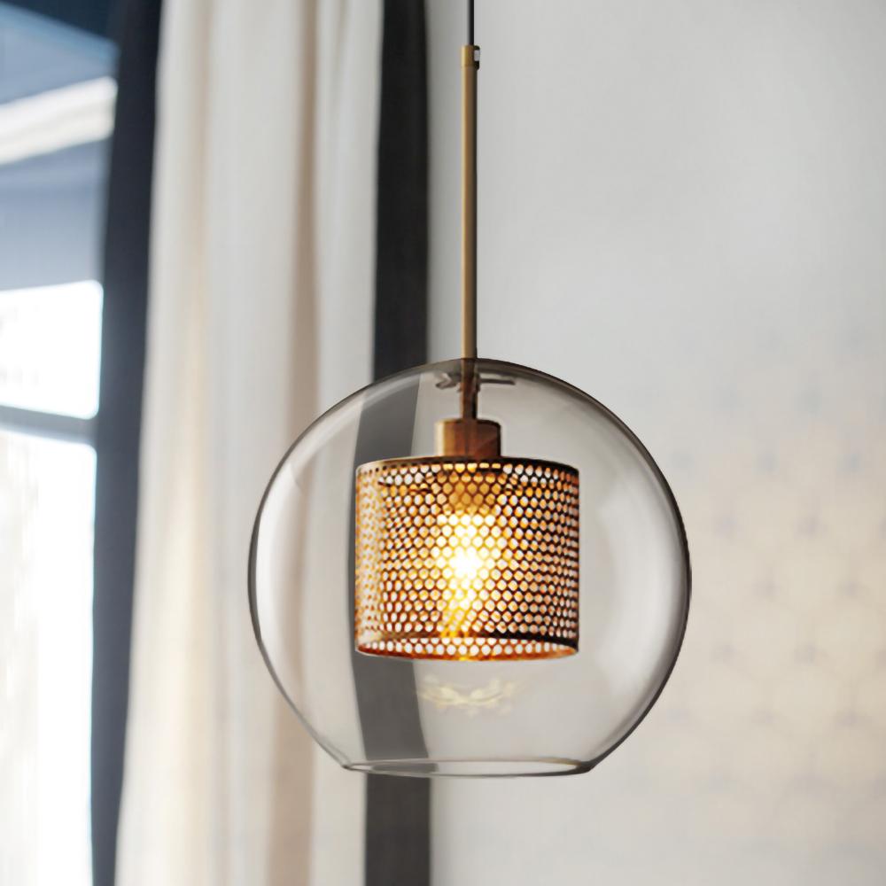 Chiswick Glass Pendant Light for Kitchen Island | Desfino