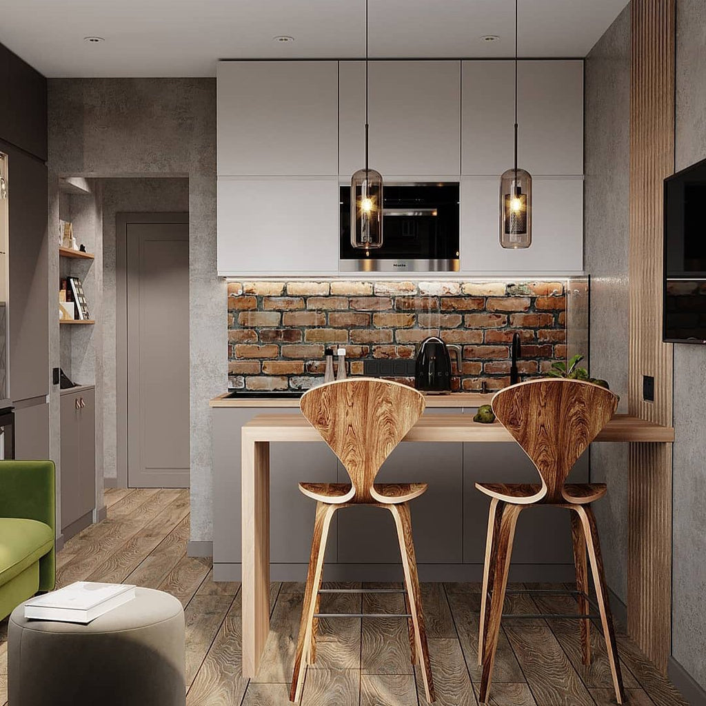 Chiswick Glass Pendant Light for Kitchen Island | Desfino