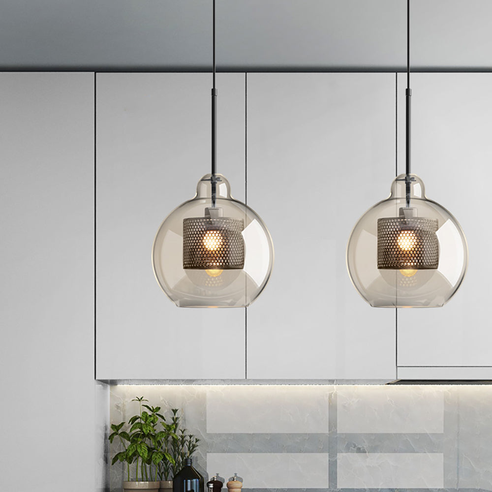 Chiswick Glass Pendant Light for Kitchen Island | Desfino