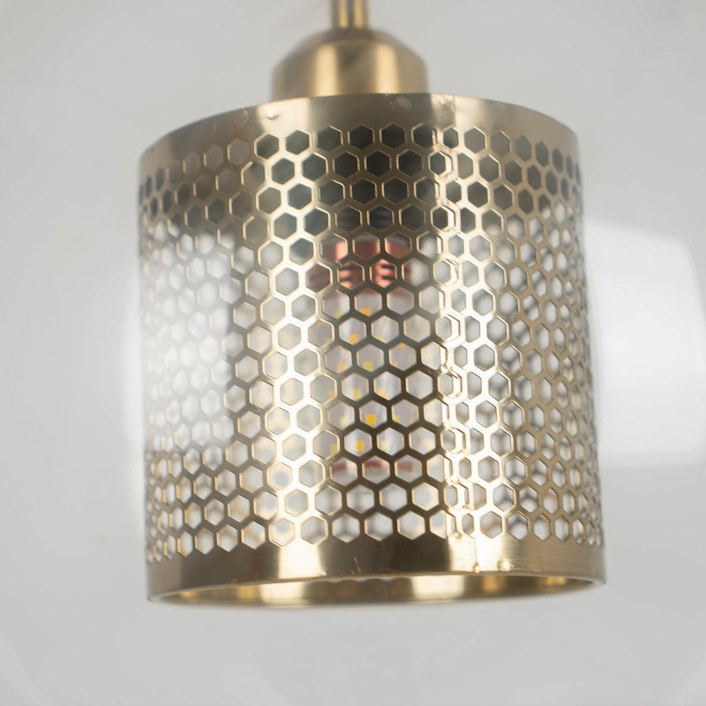 Chiswick Glass Pendant Light for Kitchen Island | Desfino