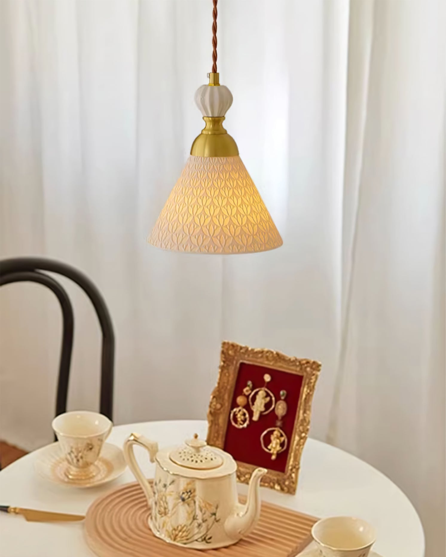Chrasy Ceramics Pendant Lamp for Dining Area | Desfino
