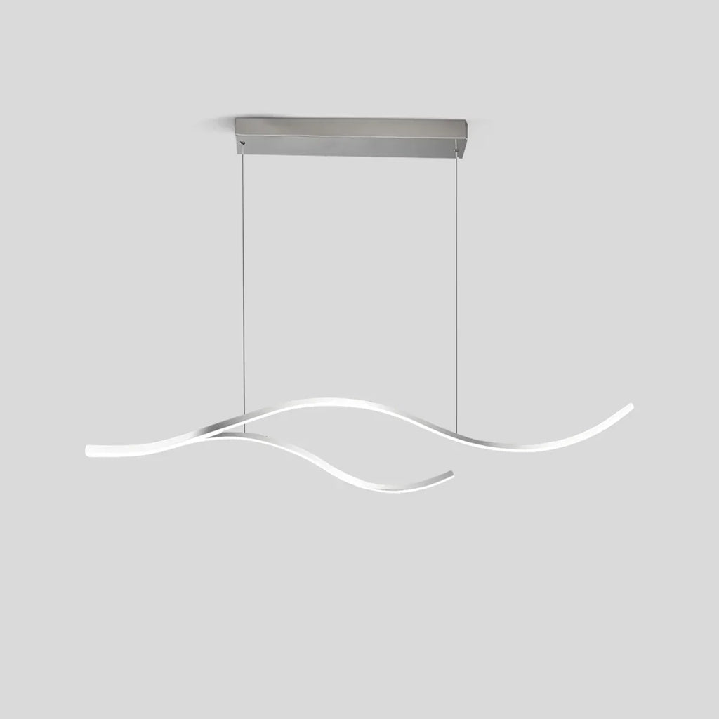 Moderne hängende Pendelleuchte in Wellenform | Desfino
