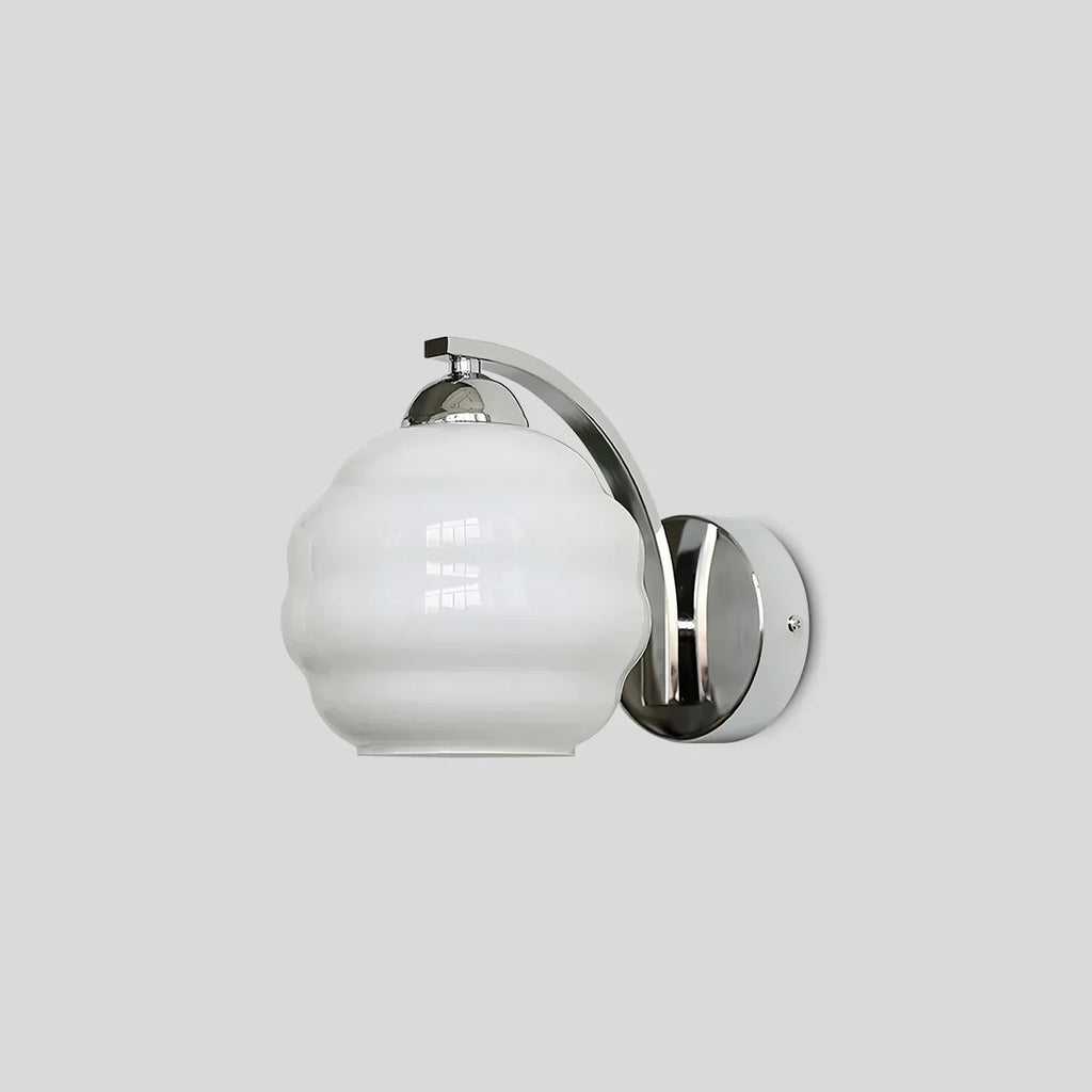Vintage-Glaswandleuchte im Art-déco-Stil | Desfino