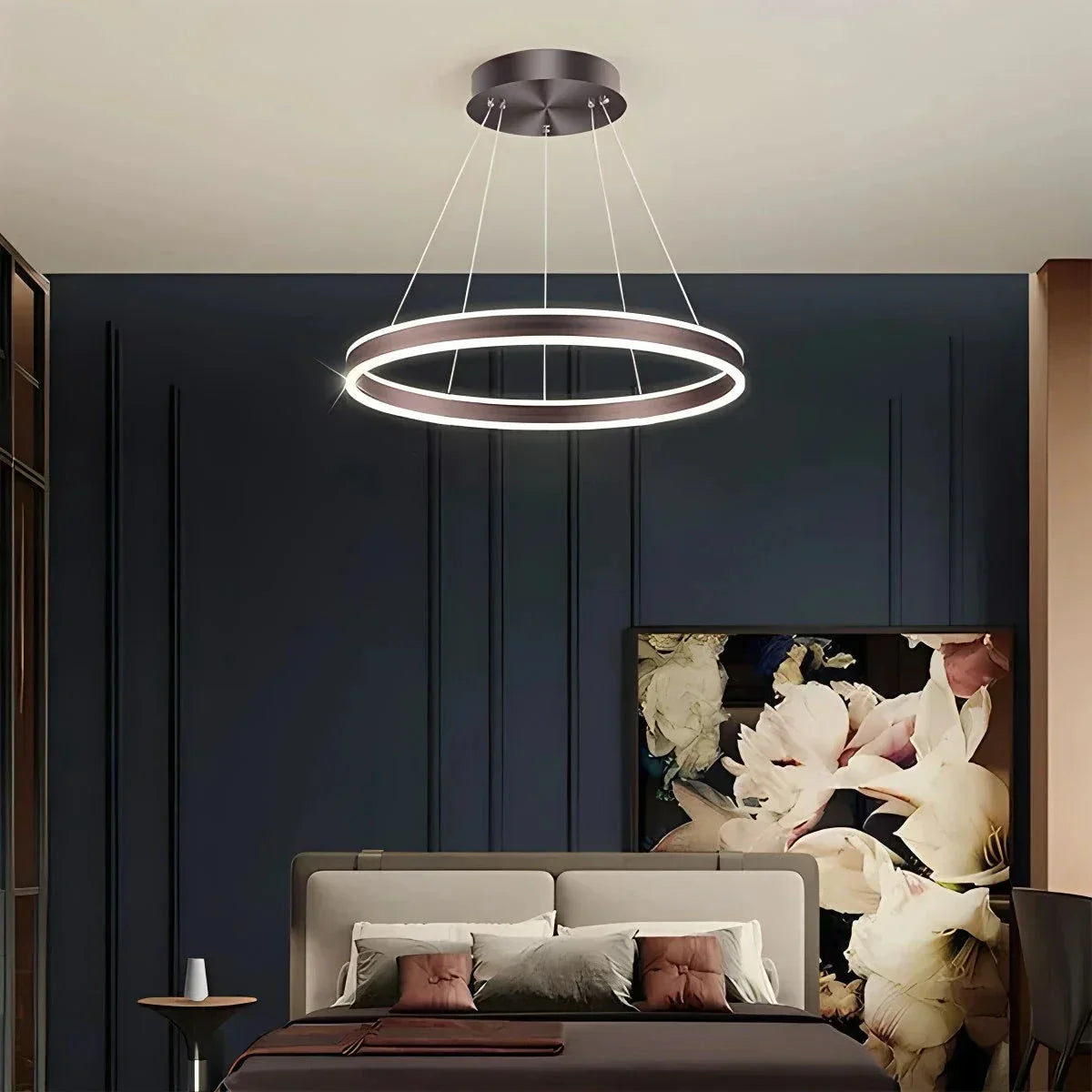 Circle Layered Living Room Chandelier | Desfino