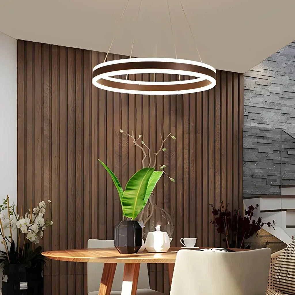 Circle Layered Living Room Chandelier | Desfino