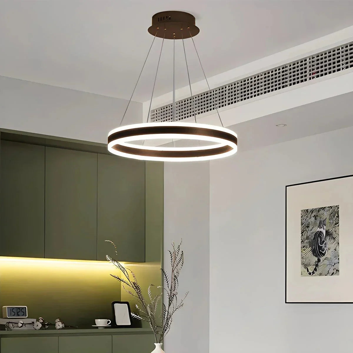 Circle Layered Living Room Chandelier | Desfino