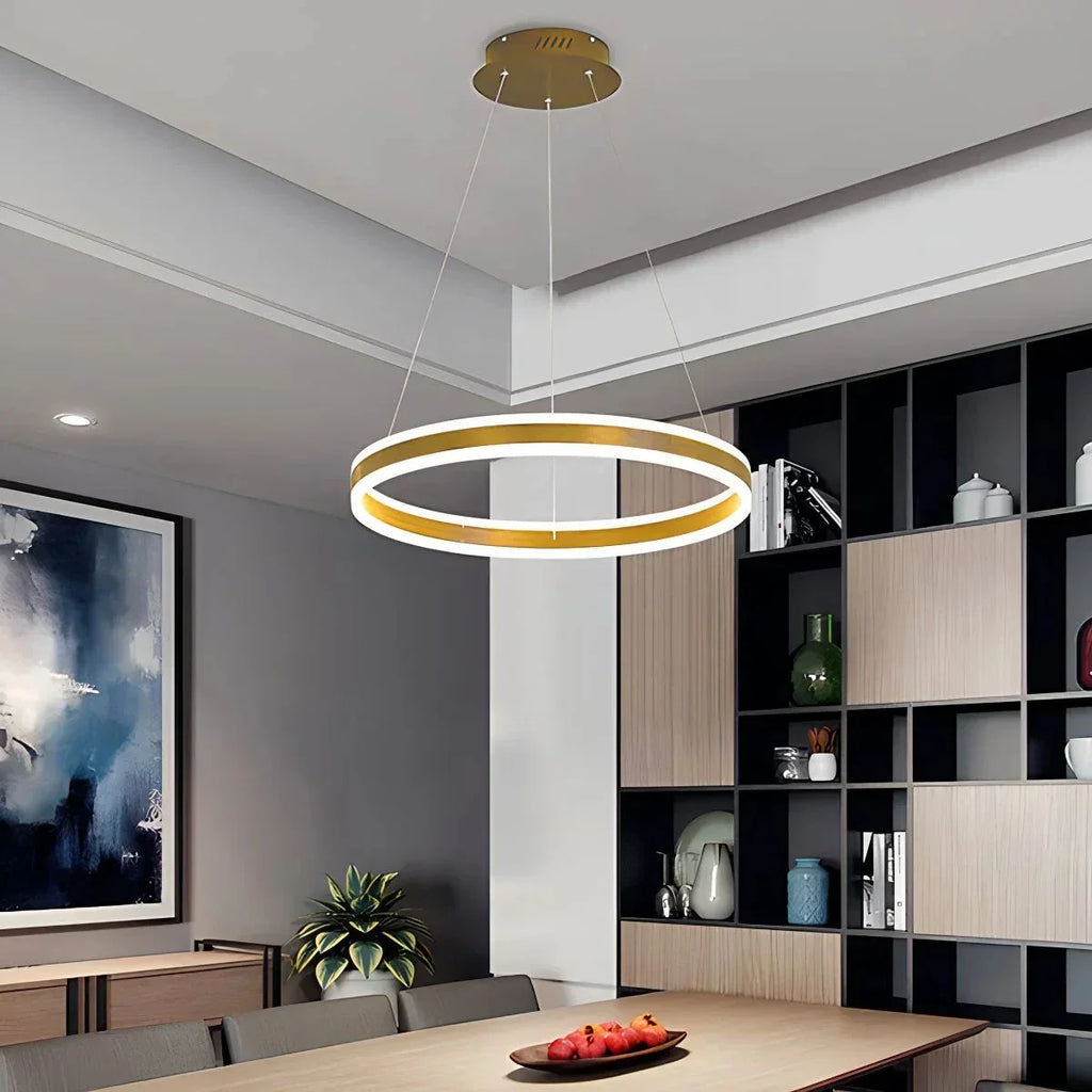 Circle Layered Living Room Chandelier | Desfino