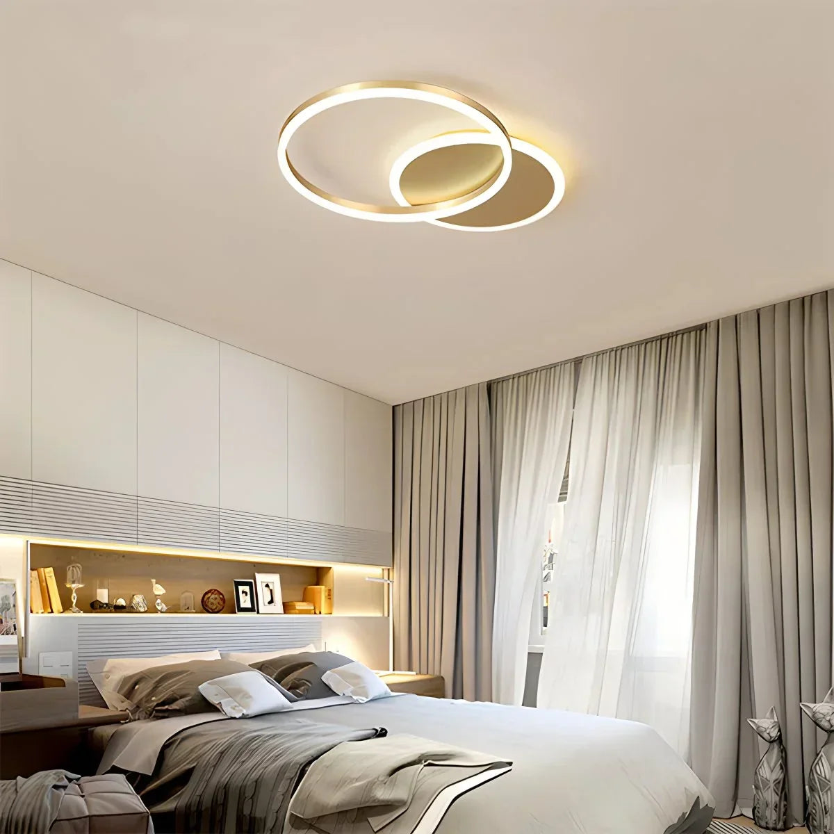 Runde LED-Deckenleuchte für das Wohnzimmer | Desfino