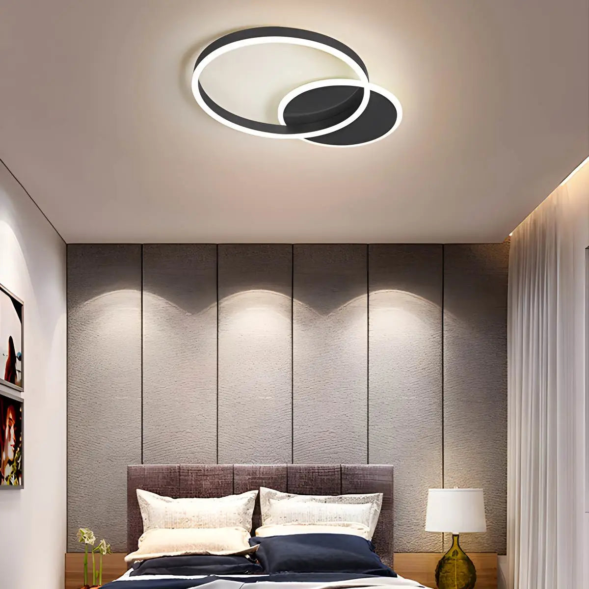 Runde LED-Deckenleuchte für das Wohnzimmer | Desfino
