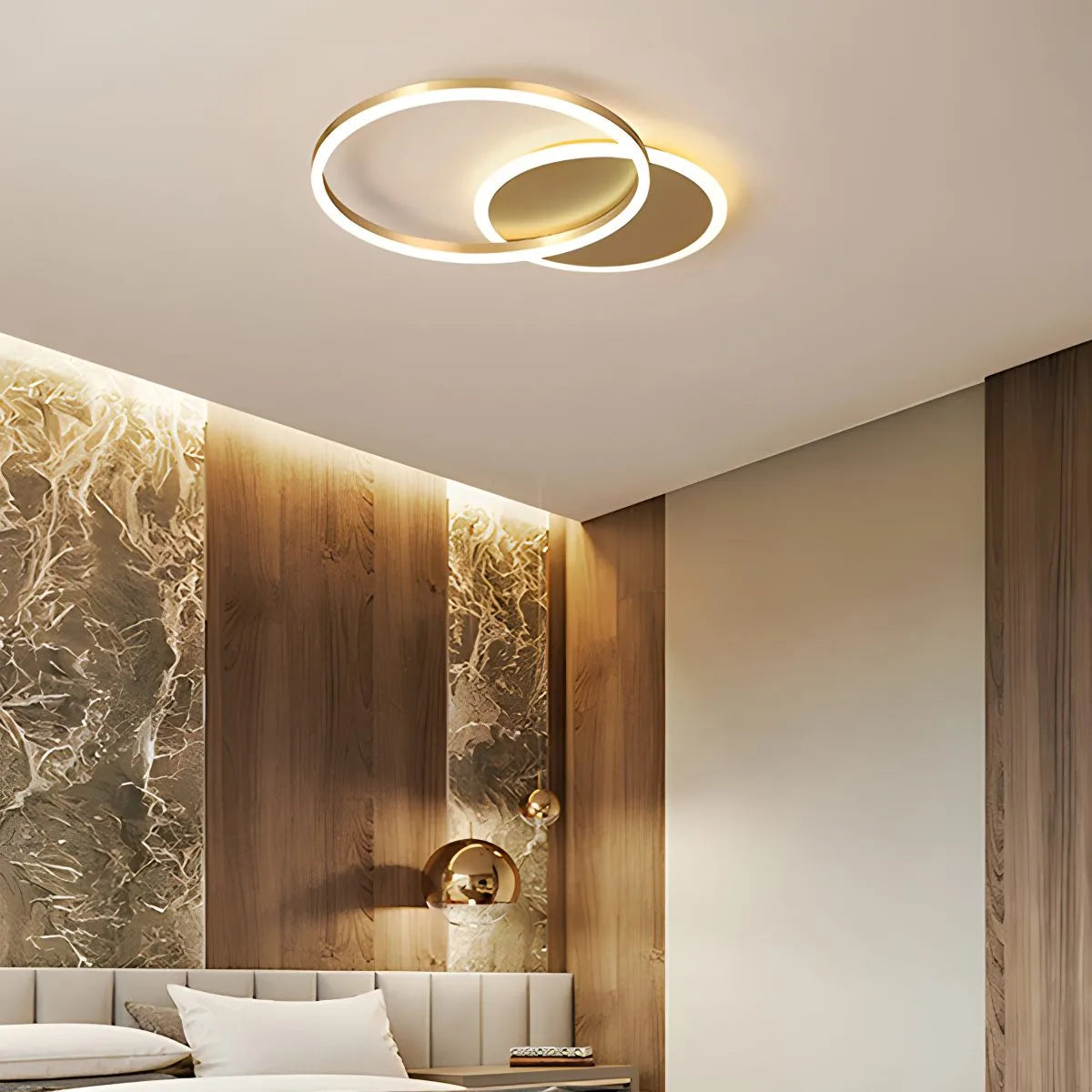 Runde LED-Deckenleuchte für das Wohnzimmer | Desfino