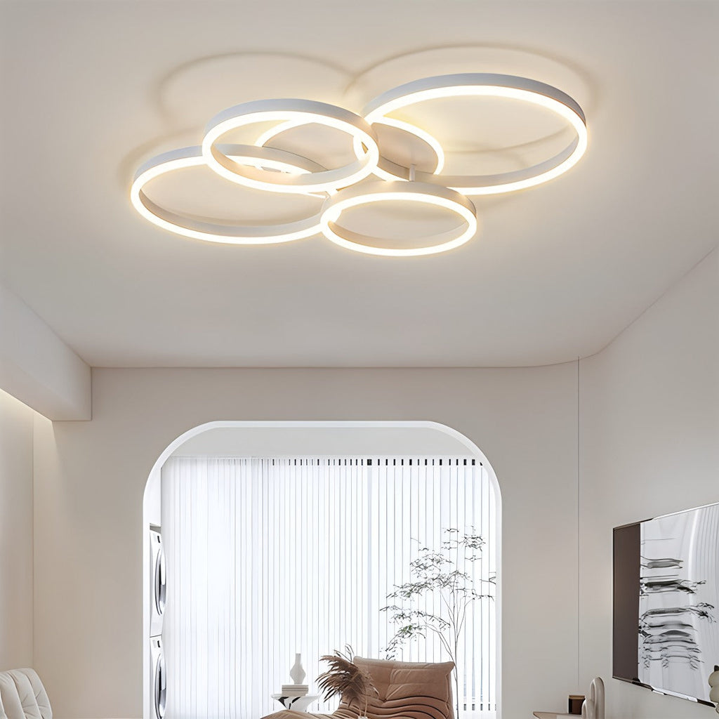Runde LED-Deckenleuchte für das Wohnzimmer | Desfino