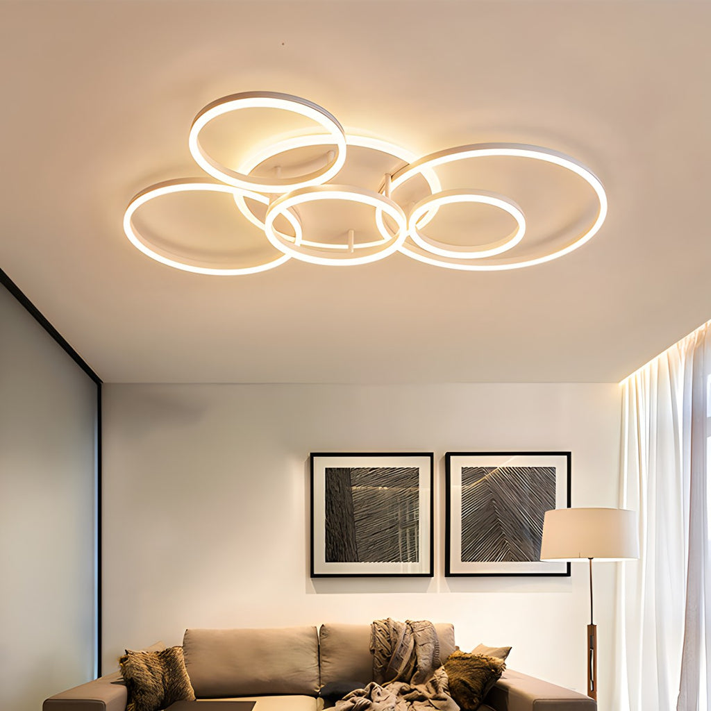 Runde LED-Deckenleuchte für das Wohnzimmer | Desfino