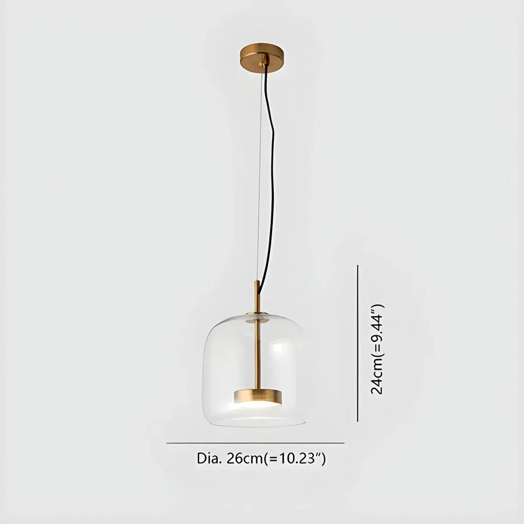 Modern Glass Pendant Light for Dining Room | Desfino