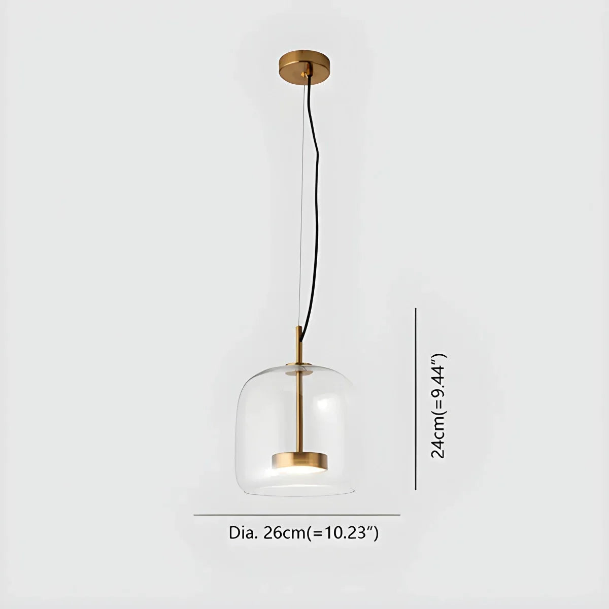 Modern Glass Pendant Light for Dining Room | Desfino